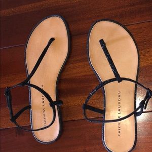 Chinese Laundry black sandals